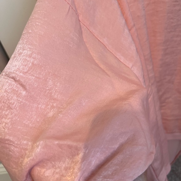 Bare Necessities Satin Jersey long sleeve crew sweater size medium color pink - Picture 12 of 14